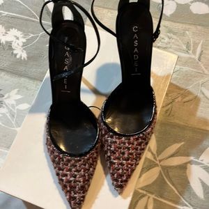 Casadei high heels - multi-colored tweed